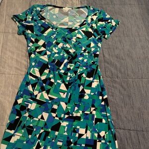 Geometric Print Dress